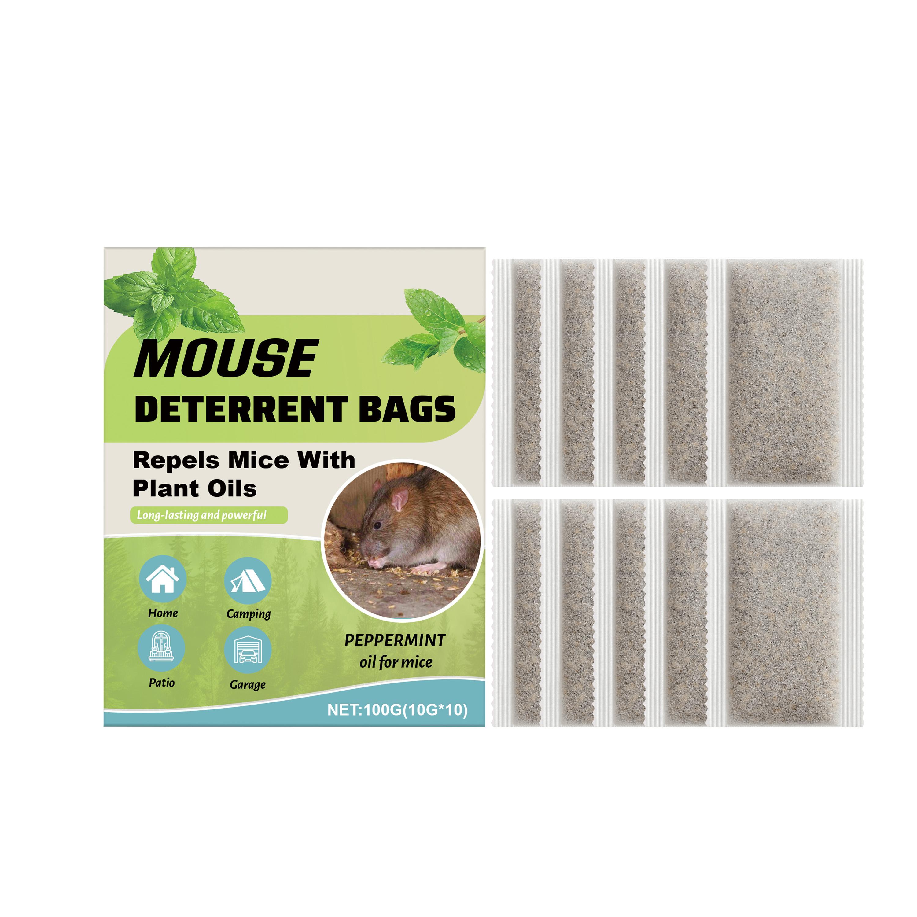 

Пакет от вредителей, Мятный запах, Длительного действия, Подходит для дома, террасы, кемпинга и гаража. One Size