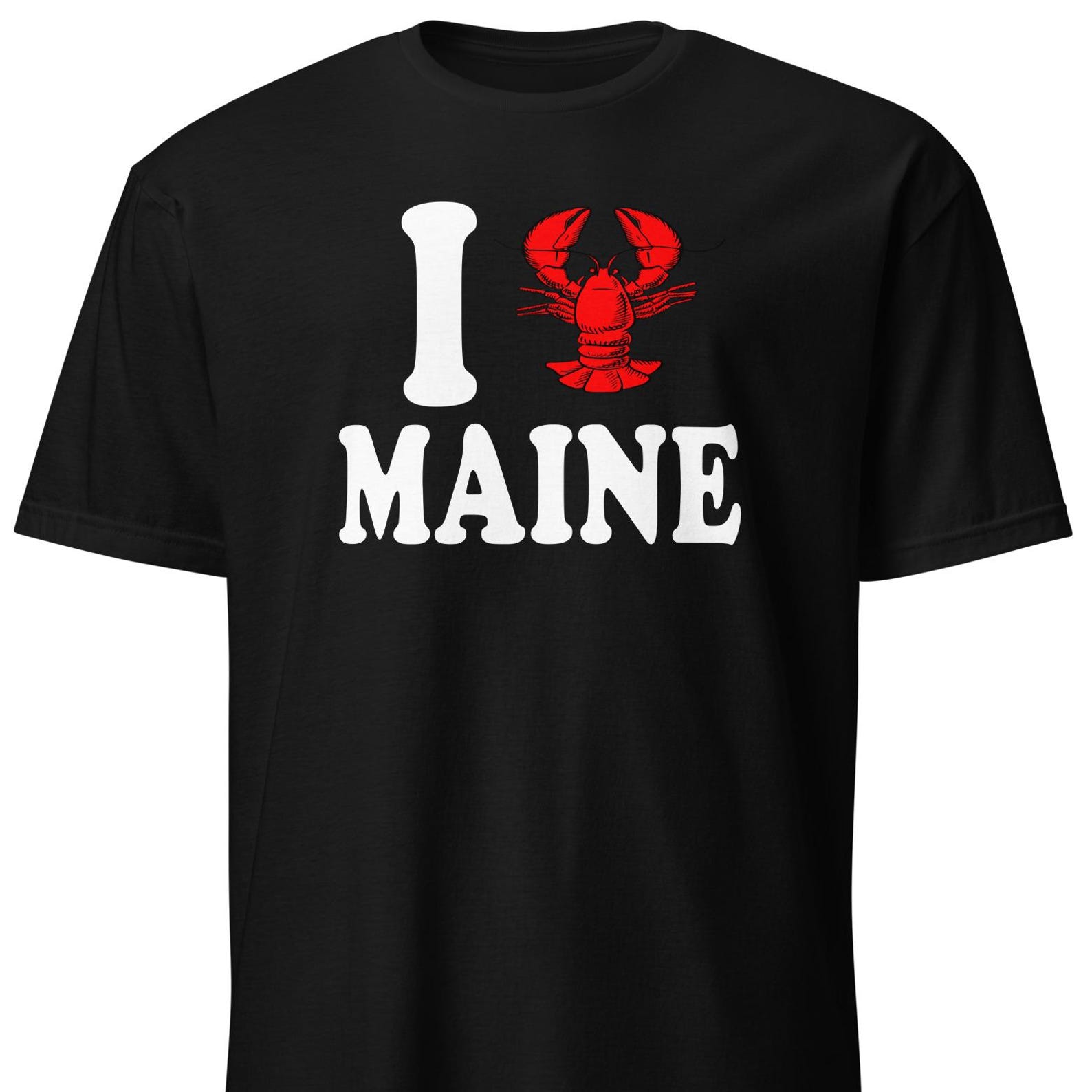 I Love Maine Lobster Unisex T-Shirt 2XL