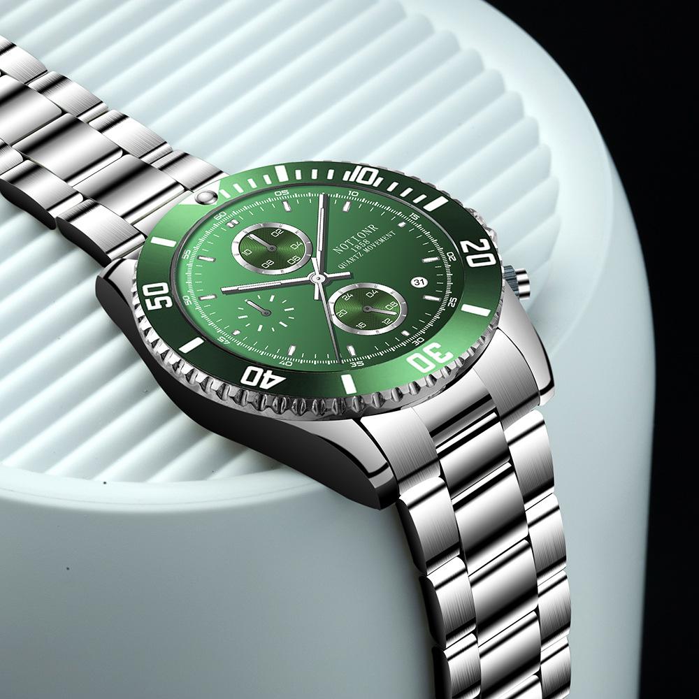 Fashion Business Men's Hands Military Men's Watch Multi-dial Men's Watch Quartz Watch Stainless steel watch
