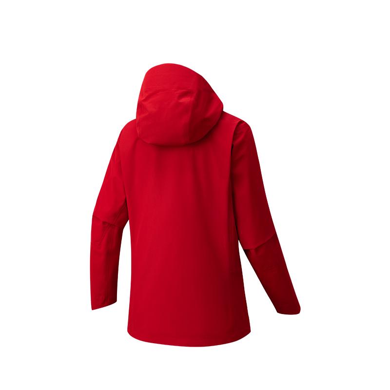 Anta Plain Color Zipper Hooded Versatile Simple Windproof Warm Water-Resistant Jacket Men Jacket 162617622-1