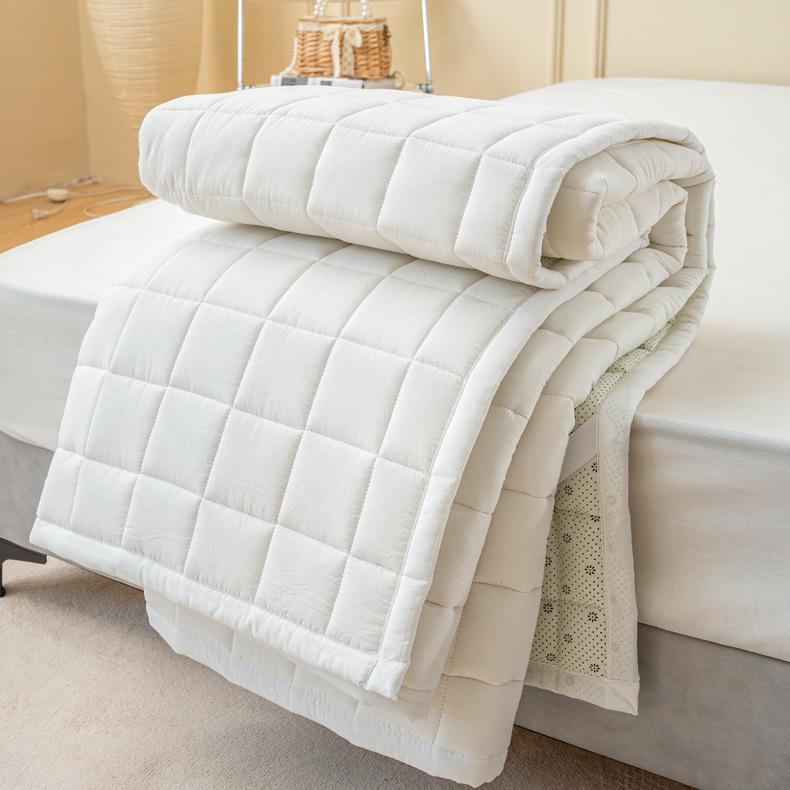 Cotton Yarn-Dyed Cotton Mattress Thickened Mattress Non-Slip Simple Bed Protection Cushion Cushion Cushion Tatami