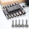 9/14-teiliges Sechskant-Steckschlüssel-Schraubendreher-Bits Werkzeugset 5 mm bis 12 mm Steckschlüssel für Mechaniker und Heimwerker