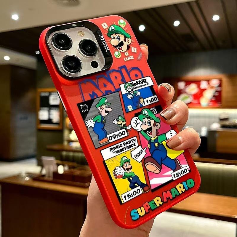 Popular Super Mario PDD gaming phone case for iPhone 16 Pro Max and iPhone 15