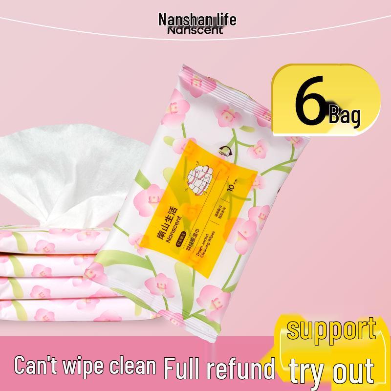 Portable Dry Clean Wipes for Jackets & Ski Suits - Strong Stain Removal, No-Wash, Individually Packed