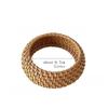 Simple Rattan Woven Bracelet Classic Bohemian Braided Bracelet Creative Ethnic Style Bangle  Beach