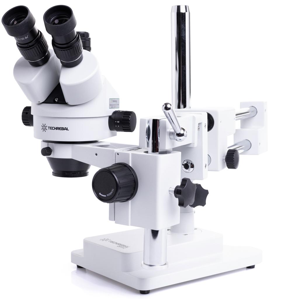 Techrebal 10Hw Trinocular Stereo Microscope - White Szm7045T-Stl2