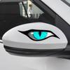 2PCS 3D Stereo Motorcycle Cat's Eyes Sticker Rearview Mirror Decal for Motorbike Auto Decoration Stickers