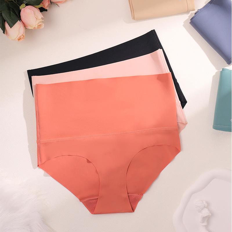 Ladies Spring and Summer High Waist Abdominal Girdle Waist Shaping Hip Antibacterial No Scratch Briefs
