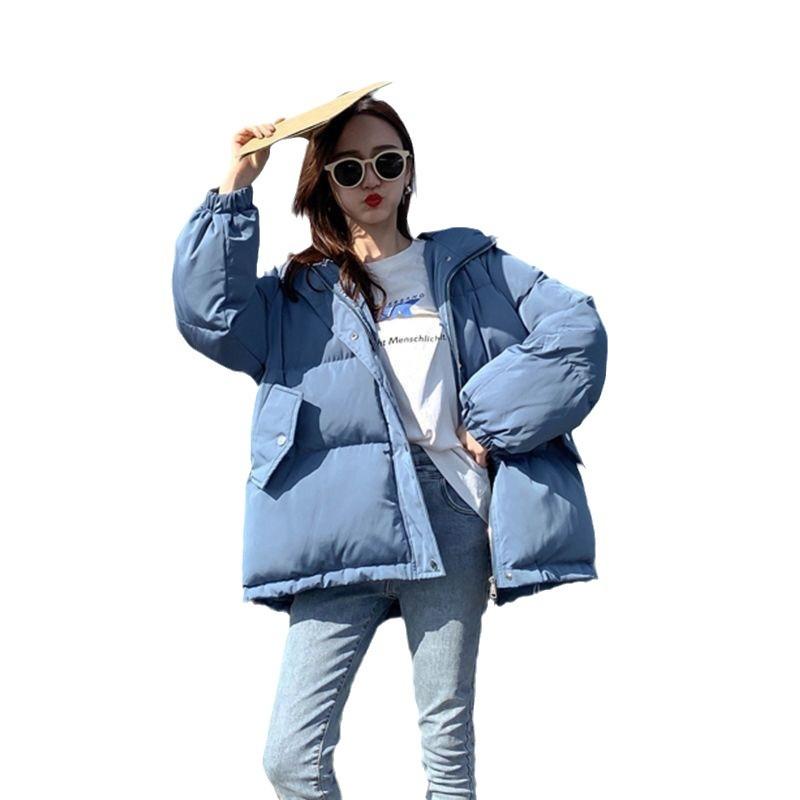 FASHION new down jacket cotton jacket women's  winter short ins Korean version bf student clothing bread clothes cotton clothes trendy Clothes