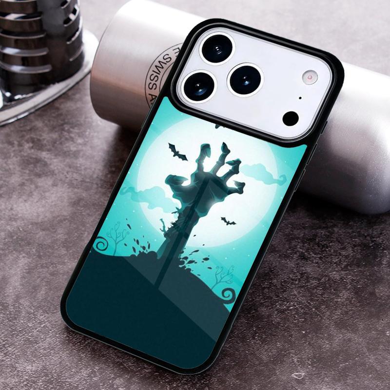 Zombie Hand Dead Halloween Phone Case For iPhone 17,16e,15,14,13,12,11,Mini,Pro,MAX Soft Silicone Cover