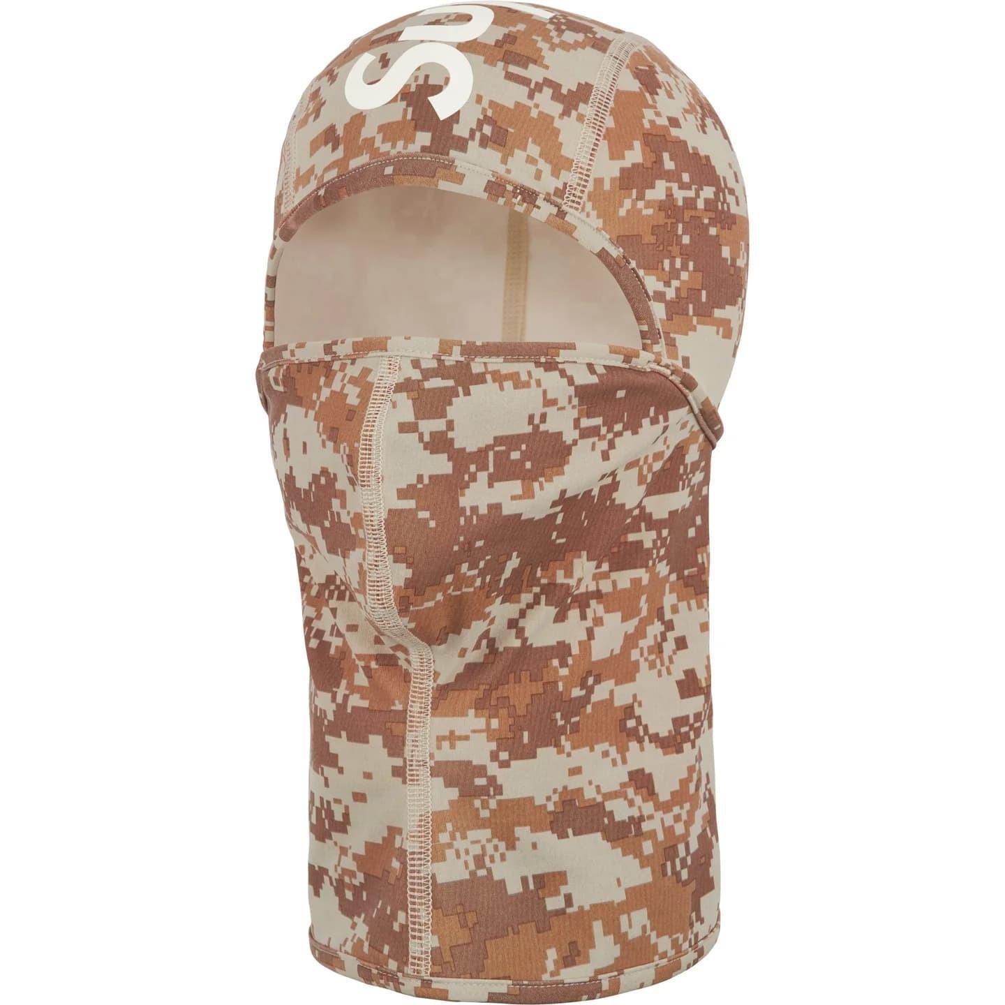 Supreme Heat Reactive Digi Camo Balaclava Tan One-Size