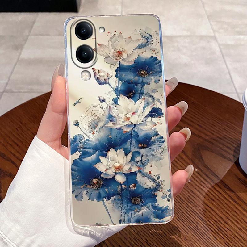 Casing For Vivo Y04 Case Luxury Dragon Cute Cool Boys Girls Back Cover For VivoY04 Vivo Y 04 Y29s Y29t 5G Transparent Phone Case