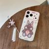 Colorful Stars Rabbit Polka Dot Phone Case for iPhone 17, 16 Pro Max, 15, 14