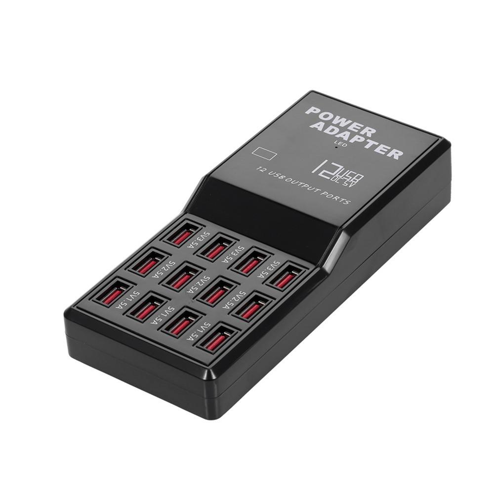 12 Ports USB Charging Dock Multi Ports Charging Station USB Charger Station  Tablets Charging