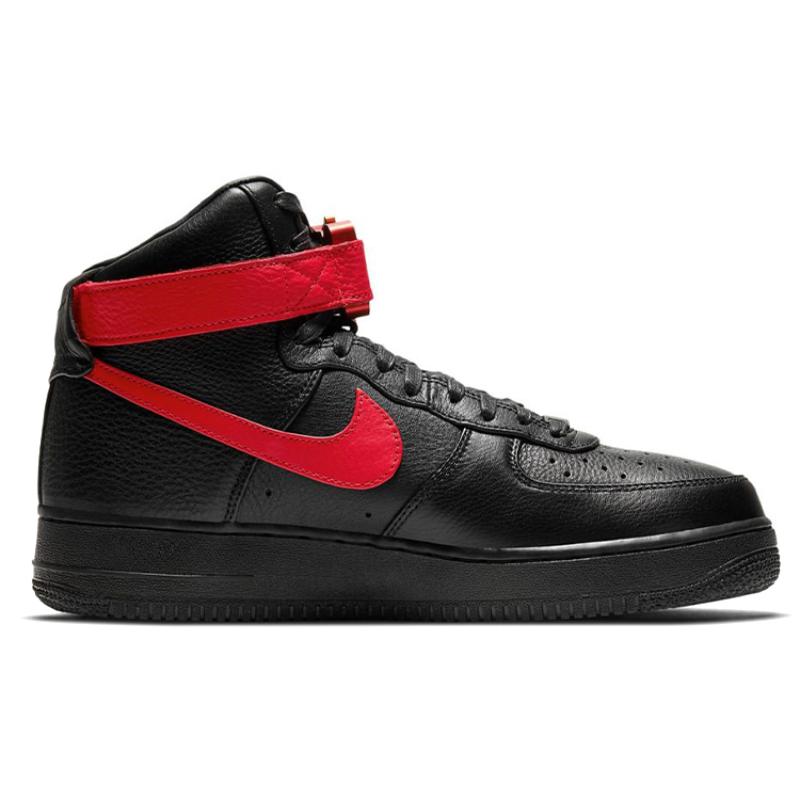 Nike Air Force 1 High 1017 Alyx 9SM Black Red Sneakers CQ4018-004