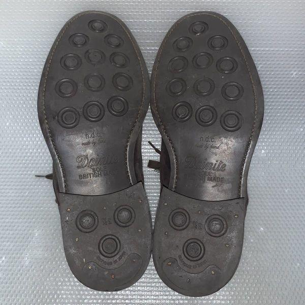 Vintage England Dainite Sohle Arbeitsstiefel Dunkelbraun 27.0-28.0(GEBRAUCHT)