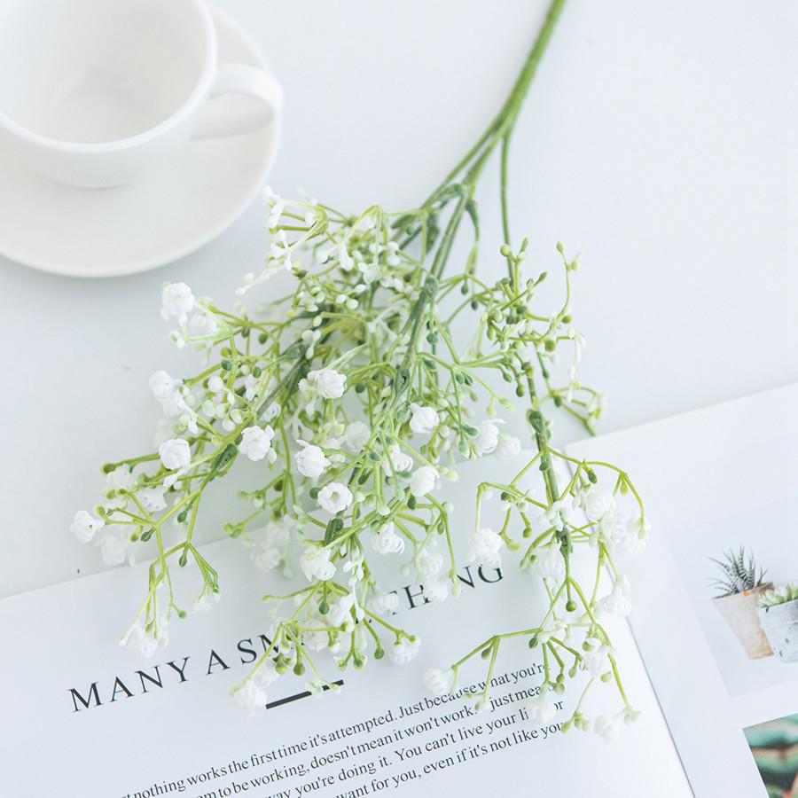 Artificial Flower Plants Gypsophila Festival Wedding Bridal Bouquet Home Room Table Outdoor Fake Vase Garden Diy Gift Prop Decor