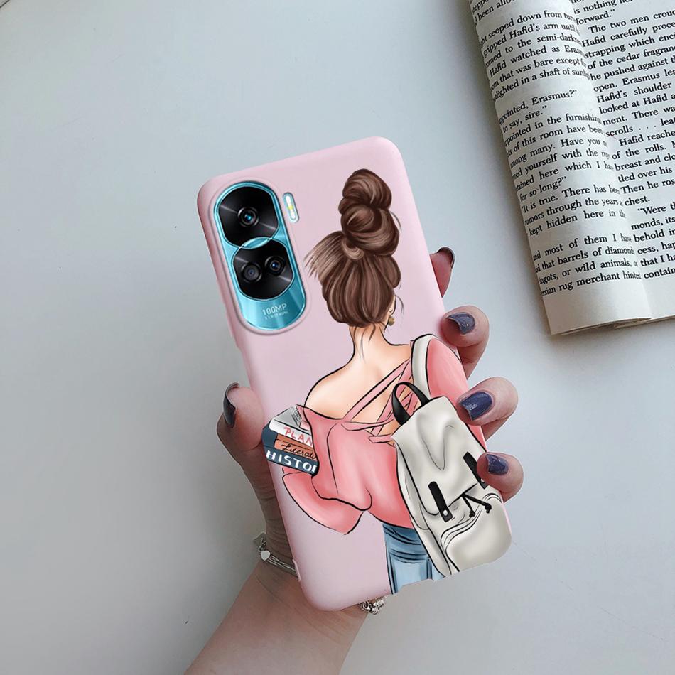 For Huawei Honor 90 Lite Case Honor90 Lite Soft Silicon Super Mom Baby Fashion Girls Back Cover for Honor 90 Lite 5G 6.7" Fundas
