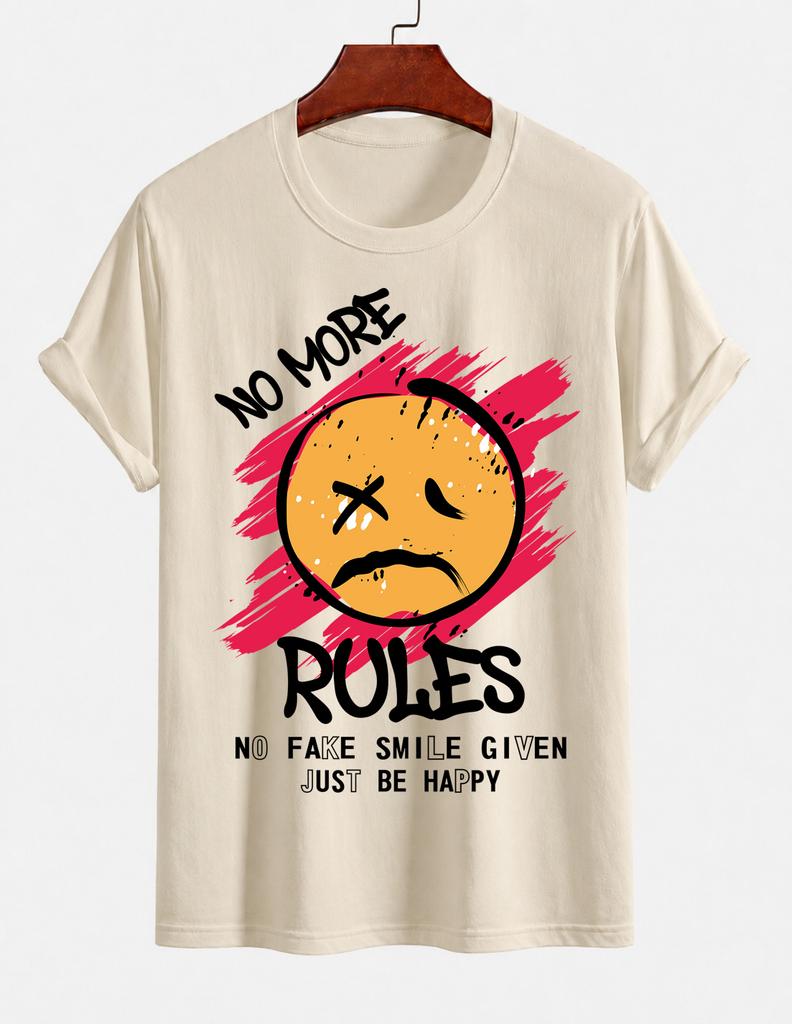 Unisexs Pure Cotton Tshirt My Future Is Not Just A Dream Letter Print Casual Crew Neck Short Sleeve Inspirational Street Style To