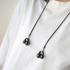 Elegant Stainless Steel Earphone Lanyard Anti Slip Clip Secure Cord for FreeClip1/2 Sports Commuting Daily Use
