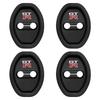 4pcs Silicone Car Door Lock Buckle Protector Cover Accessories For Nissan Nismo Almera Tiida Juke Teana Qashqai 350Z 370Z GTR
