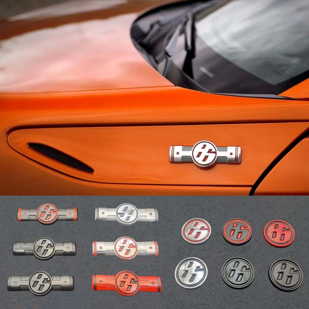 1Pc 3D Metal Car Side Fender/Rear Trunk/Car Body Emblem Badge Sticker for For Toyota 86 Scion GT86 DR-S FR S XA XB XD IQ TC