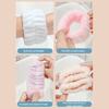 2Pcs Face Wash Wristbands Super Soft Highly Absorbent Elastic Allergy Free Quick Dry Coral Velvet Makeup Wrist Wraps Washing Face Wristbands Home