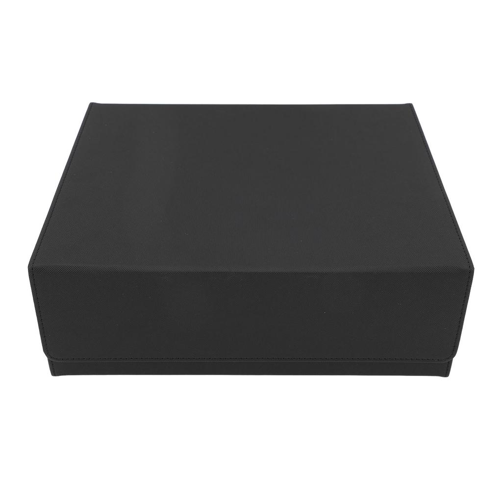 Card Deck Box 3 Rows Large Capacity Magnetic Closure PU Leather Card Deck Storage Case for Game