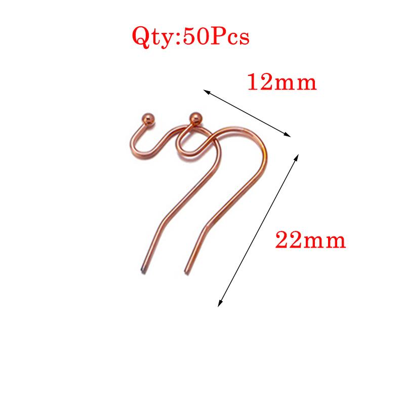 Stainless Steel Earrings Hook For Jewelry Making Hypoallergenic Women Dangle Cross Earring Clasps Fittings Diy Finding