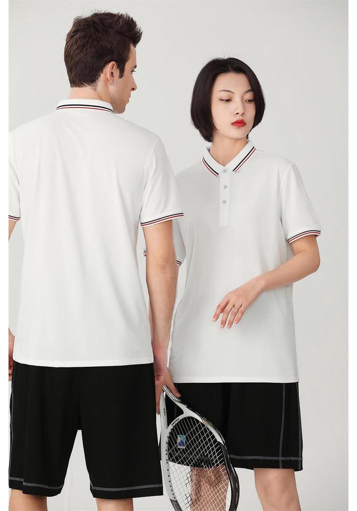 Quick-Dry Ice Silk Custom Corporate Polo Shirt with Logo for Team Activities