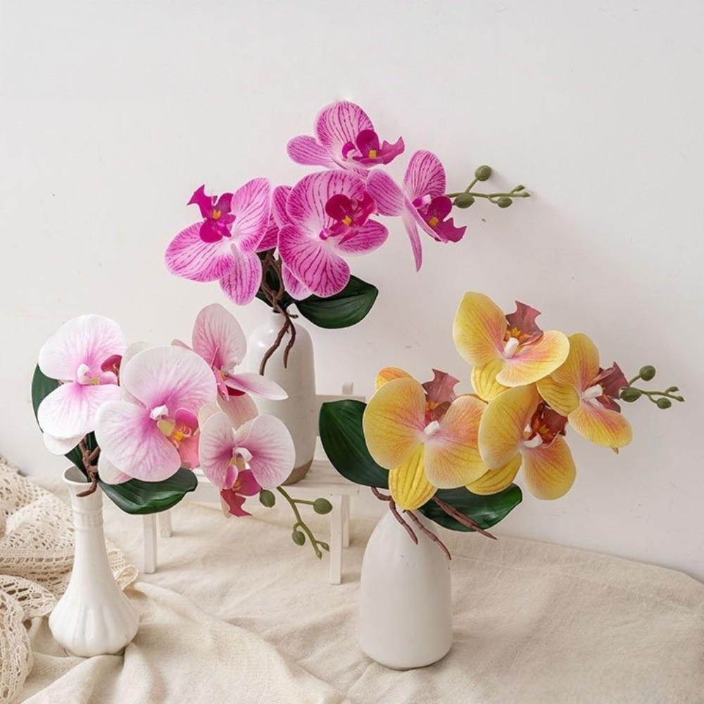Cloth Simulation Phalaenopsis Vivid Fake Butterfly Orchid Artificial Moth Orchids  Bedroom