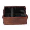 Coffee Knock Box Integrated Wood ABS Iron with Handle Holder Coffee Grounds Bucket for Home Cafe