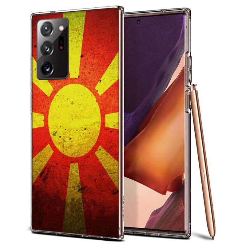 

Macedonia Flag Phone Case For Samsung A70 A50S A40 A30 A20E A16 A26 A36 A56 A17 Galaxy Note 20 10 9 8 A71 A51 A41 A31 A21S A20S Samsung Note 10