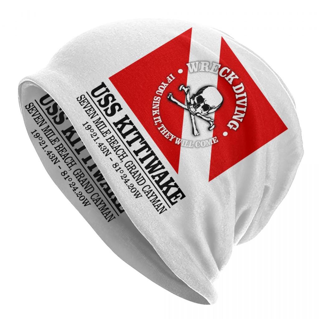 Custom Scuba Skull Dive Diver Bonnet Hats Hip Hop Knitting Hat For Women Unisex Warm Winter Skullies Beanies Caps