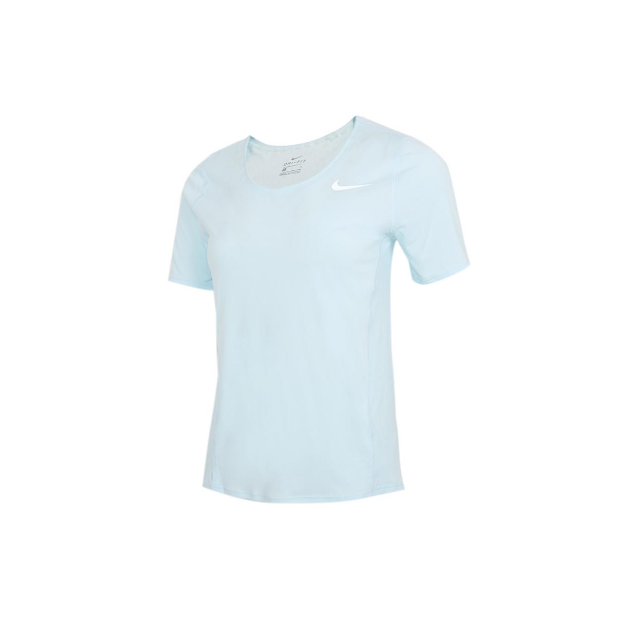 (WMNS) Nike Dri-FIT Training Sports Quick Dry Short Sleeve Blue Women s CJ9445-474 L