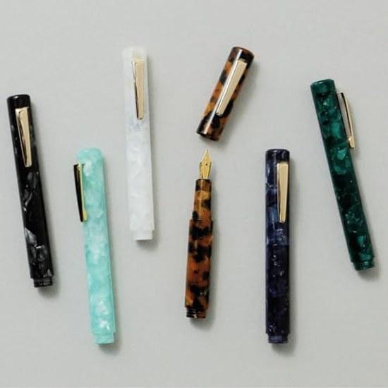 Attache Marble Fountain Pen (Brown)