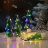 1pc 17/20cm Pine Christmas Tree Artificial Tabletop Decorations Festival Light Tree  New  Decor Xmas Gifts