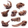 Educational And Interactive Dinosaur Fossil Toys Triceratops And Brachiosaurus Models