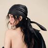 Retro Spicy PU Leather Headscarf Hat Women Summer Y2k Square Scarf Hip-hop Kerchief Korean Series Versatile Headband Hair Scarf