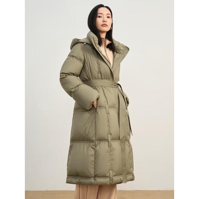 Jiuzi Anna Kou Dopamine-Inspired Hooded Long Down Jacket for Women