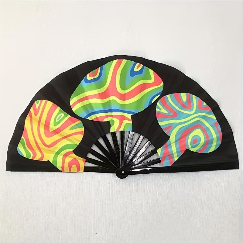 1pc Folding Fan, Large Folding Fan,Kung Fu Fan,Festival Smashing Fan,Folding Hand Fan,Suitable for Male and Female Performance Dance Party Accessories