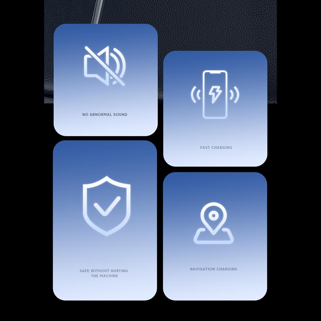 Car Mount Phone Holder Wireless Charger Fast Charging Air Vent Car Charging Holder One touch Clamping Anti Slip and