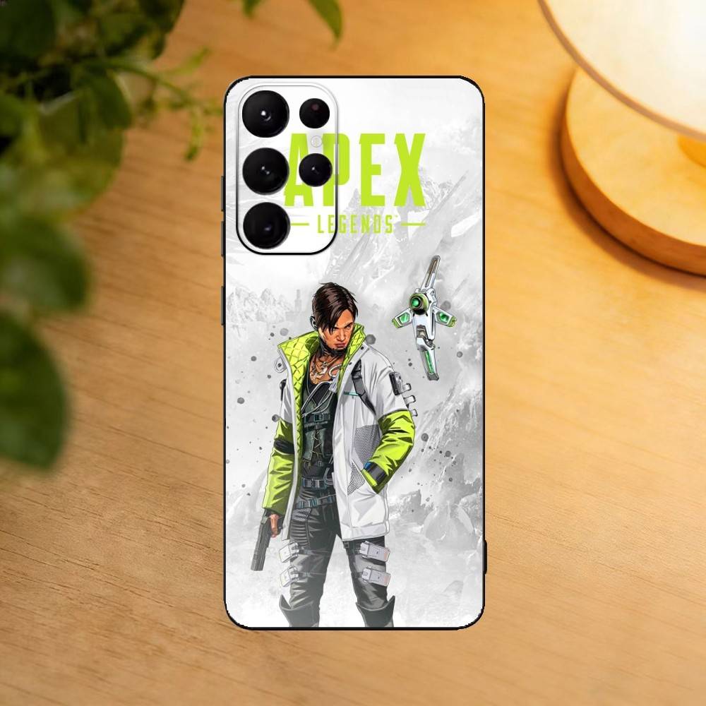 Video Game A-Apex L-Legends Phone Case For Samsung S25,24,23,22,30,21,10,9,Ultra,Plus,Lite Soft Black Case