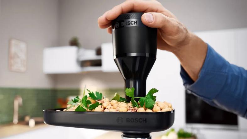 Bosch MFWS640B Serie 6 MultiPower Meat Grinder, 2100 W, Black