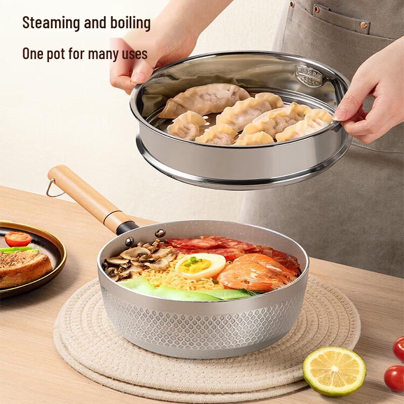 

COOKER KING 20cm Japanese Aluminum Yukihira Pot