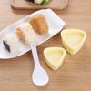2Pcs Onigiri  with Rice Spoon Triangular Sushi Maker  Reusable Lightweight Food Press  Bento Kitchen Gadget Sets
