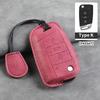 Leather Car Key Cover Case for VW Volkswagen Tiguan MK1 MK2 Magotan Passat B5 B8 Polo Golf 4 5 6 7 Mk7 Jetta POLO Eos Scirocco