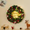 Champagner Gold Weihnachtsdekorationen: Baumkranz, Rattan-Geweih, Wand- & Türdekoration für Hotels & Einkaufszentren