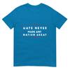 Hate Never Made Any Nation Great Funny Antitrump 2020 Gift Tshirt