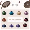 2Pcs Capsules Pods Caps Lids For Line Refilled Capsules Reusable For Reusable Silicone Pod Cover Lid Kitchen